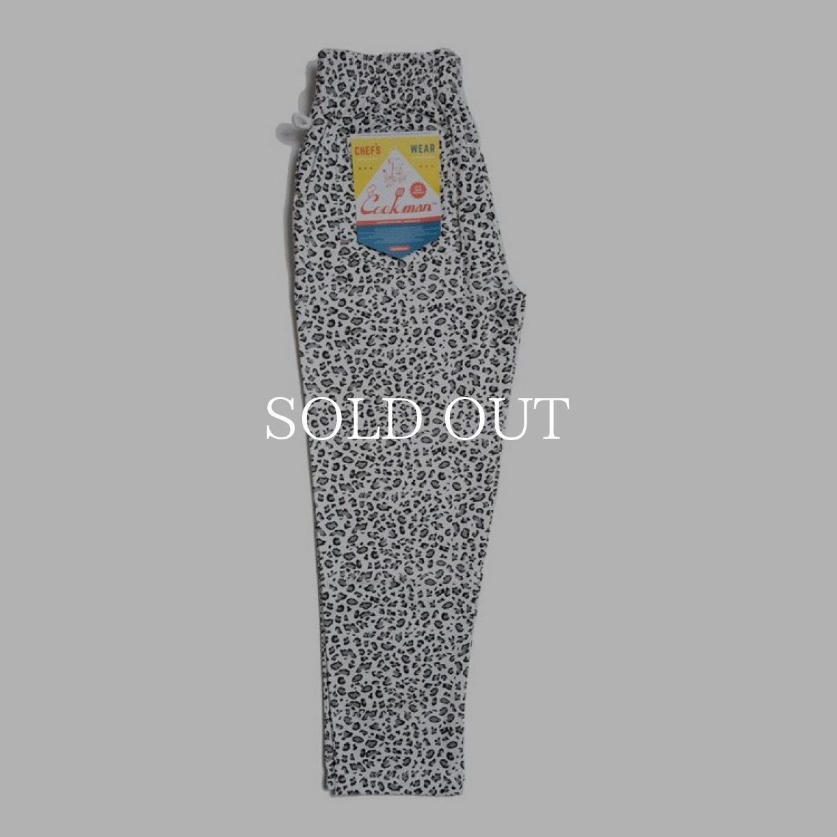 画像2: COOKMAN  Chef Pants Snow Leopard (White) (2)