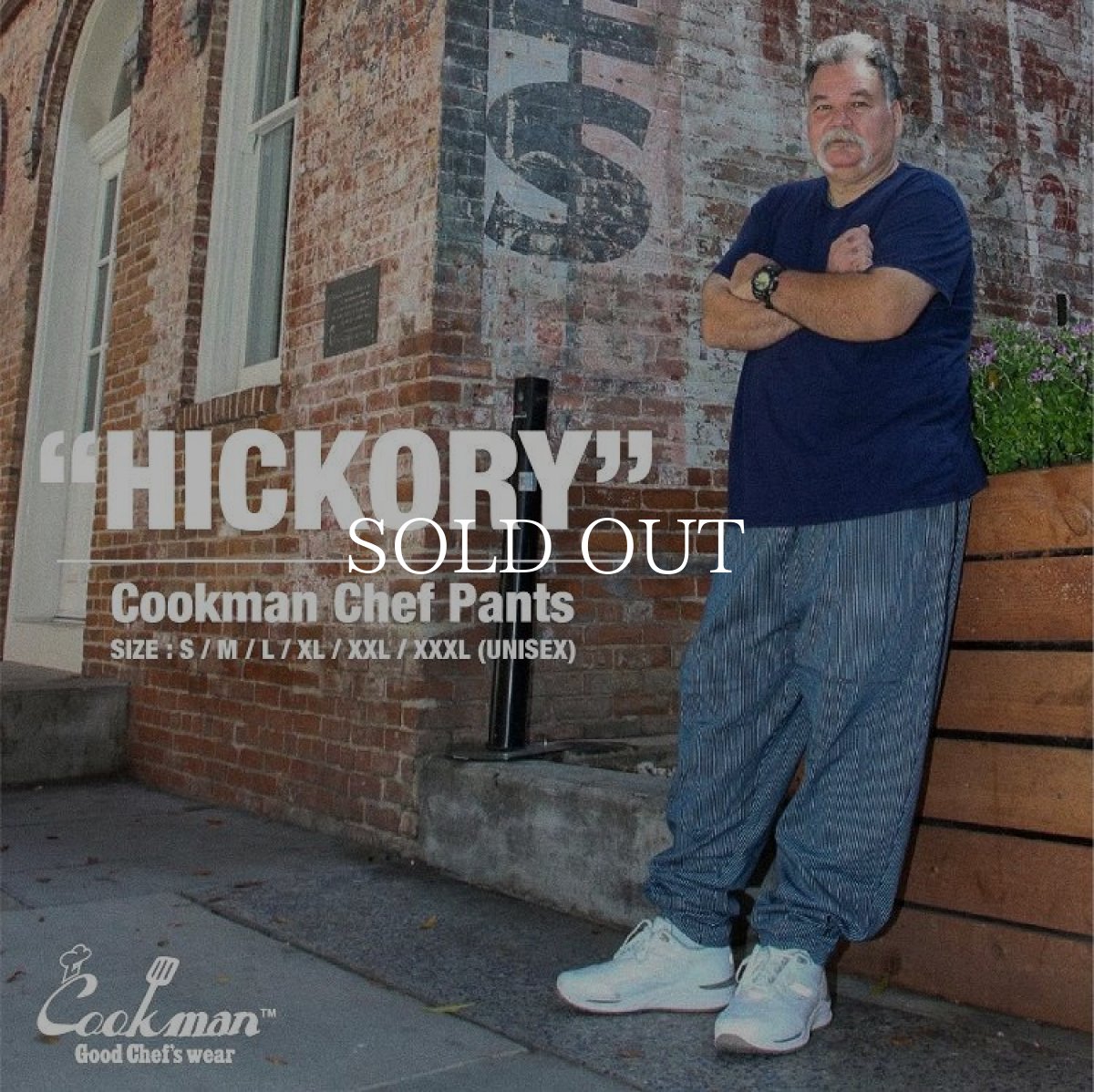 画像10: COOKMAN  Chef Pants Big Hickory (Navy) (10)