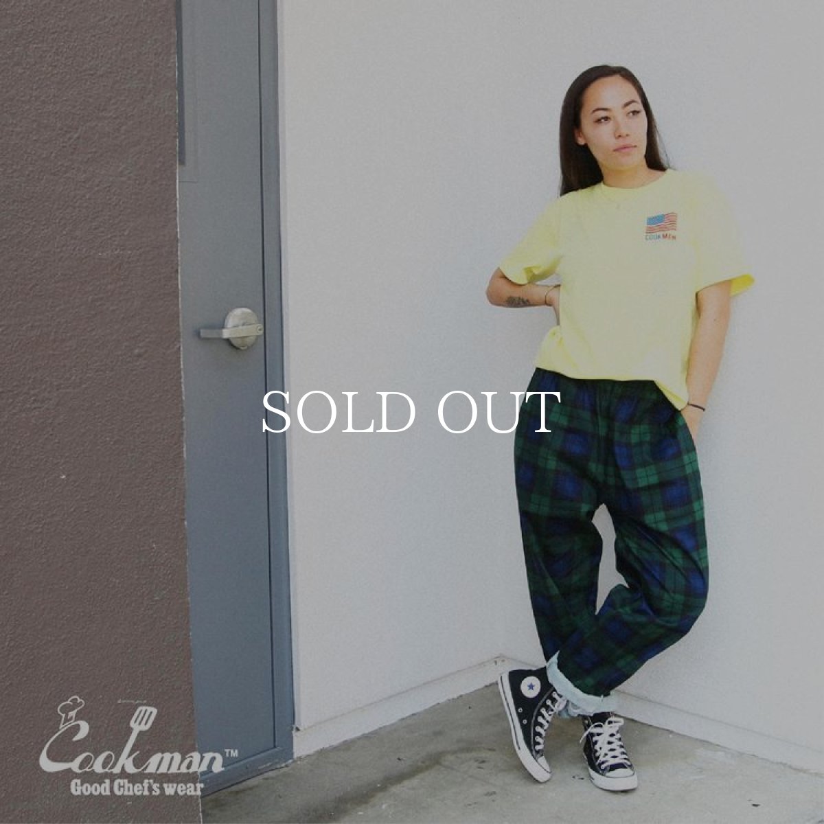 画像13: COOKMAN  Chef Pants Black Watch Check (Navy) (13)