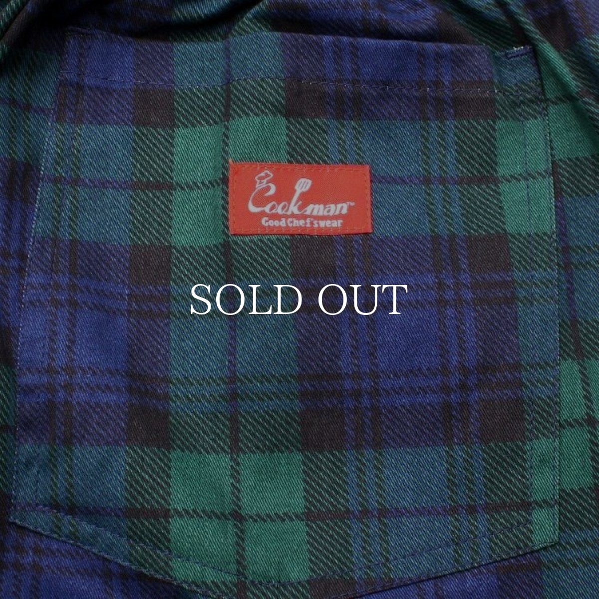 画像6: COOKMAN  Chef Pants Black Watch Check (Navy) (6)