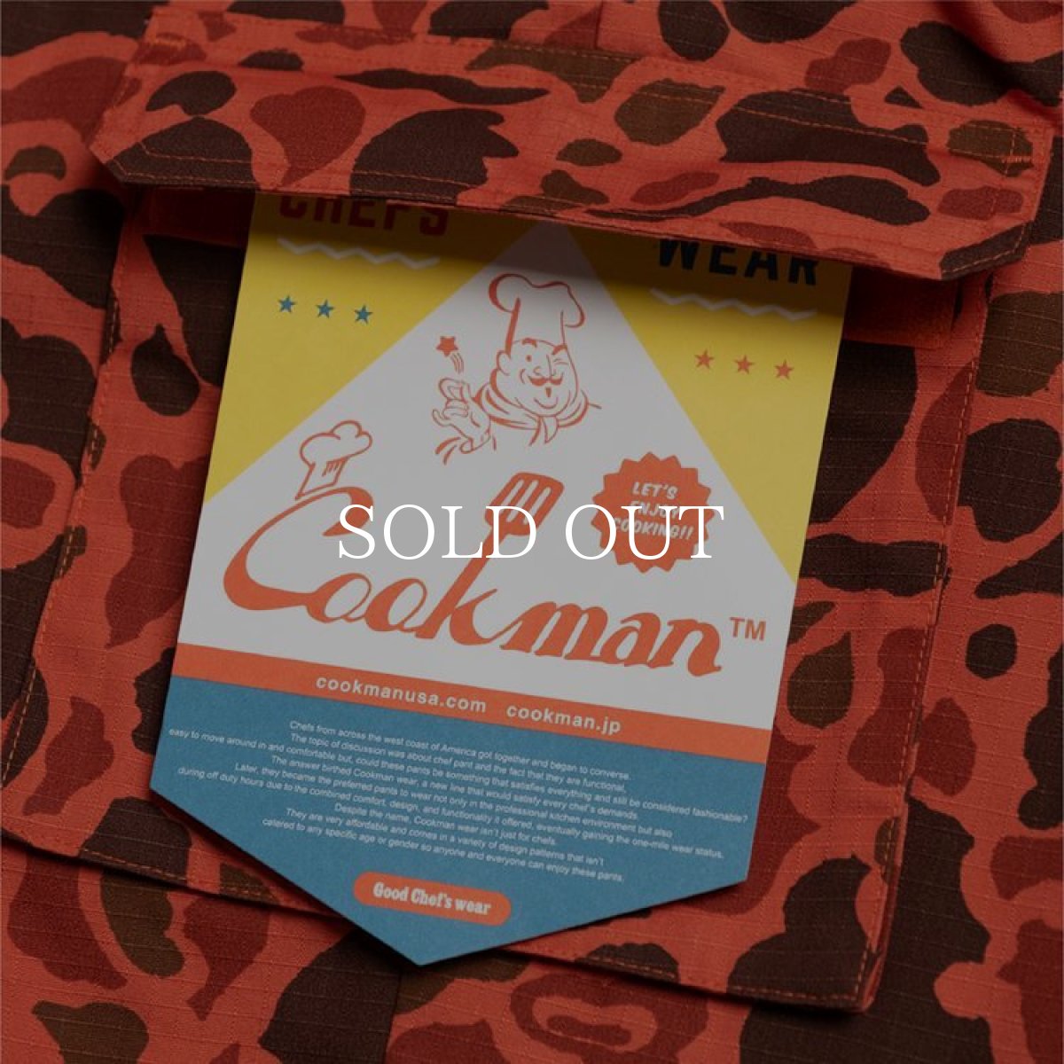 画像9: COOKMAN  Chef Cargo Pants Ripstop Duck Hunter Camo (9)