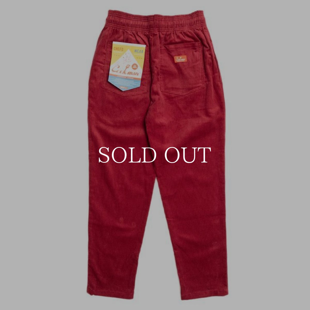 画像3: COOKMAN  Chef Pants Corduroy WINE (WINE RED) (3)