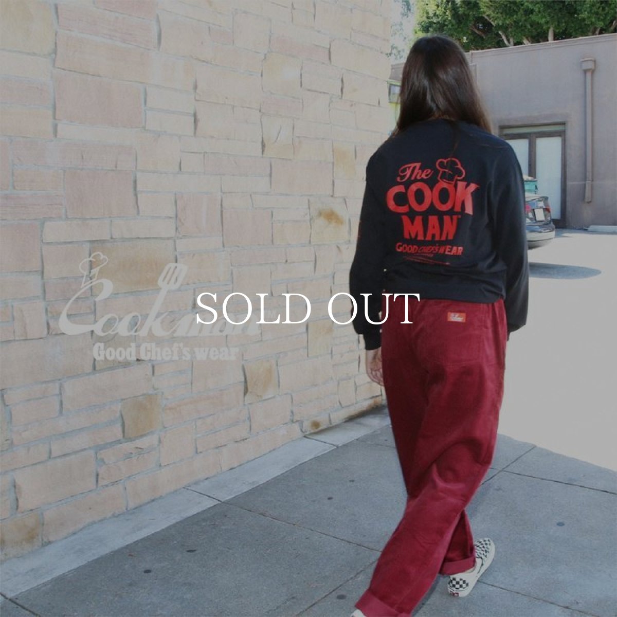 画像12: COOKMAN  Chef Pants Corduroy WINE (WINE RED) (12)