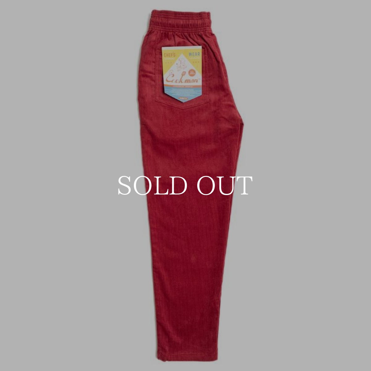 画像4: COOKMAN  Chef Pants Corduroy WINE (WINE RED) (4)
