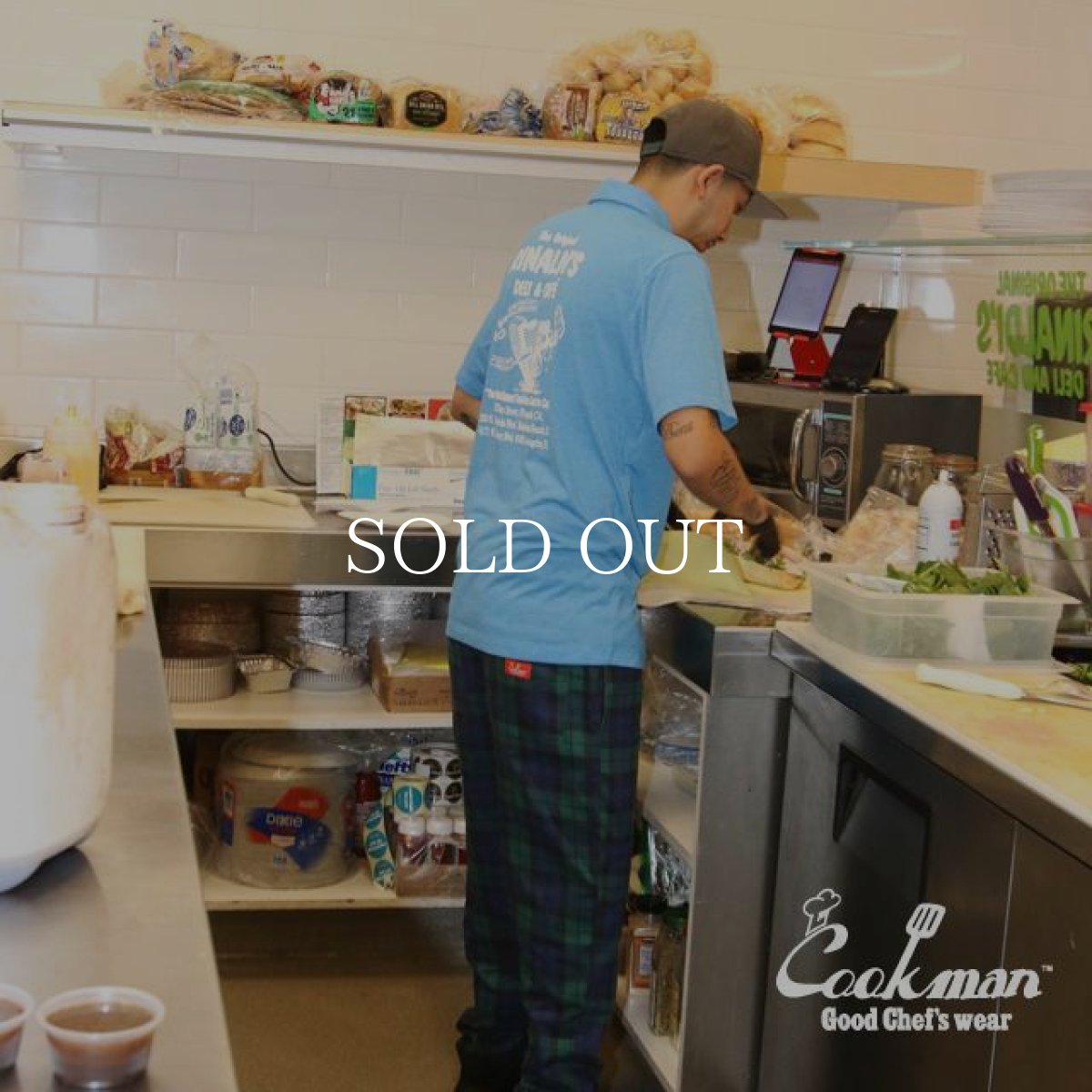 画像15: COOKMAN  Chef Pants Black Watch Check (Navy) (15)