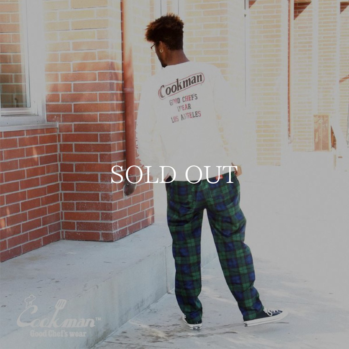 画像12: COOKMAN  Chef Pants Black Watch Check (Navy) (12)