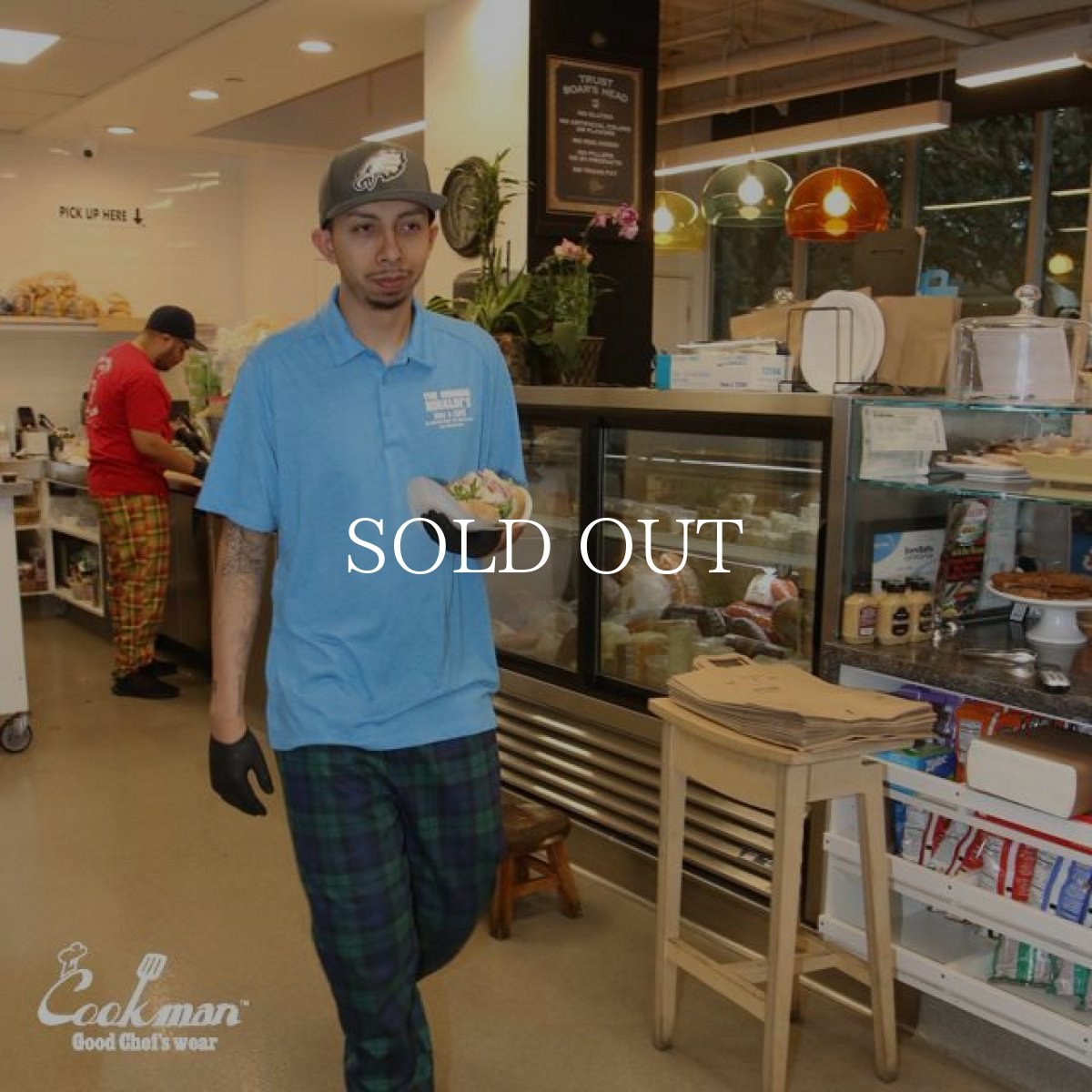 画像14: COOKMAN  Chef Pants Black Watch Check (Navy) (14)