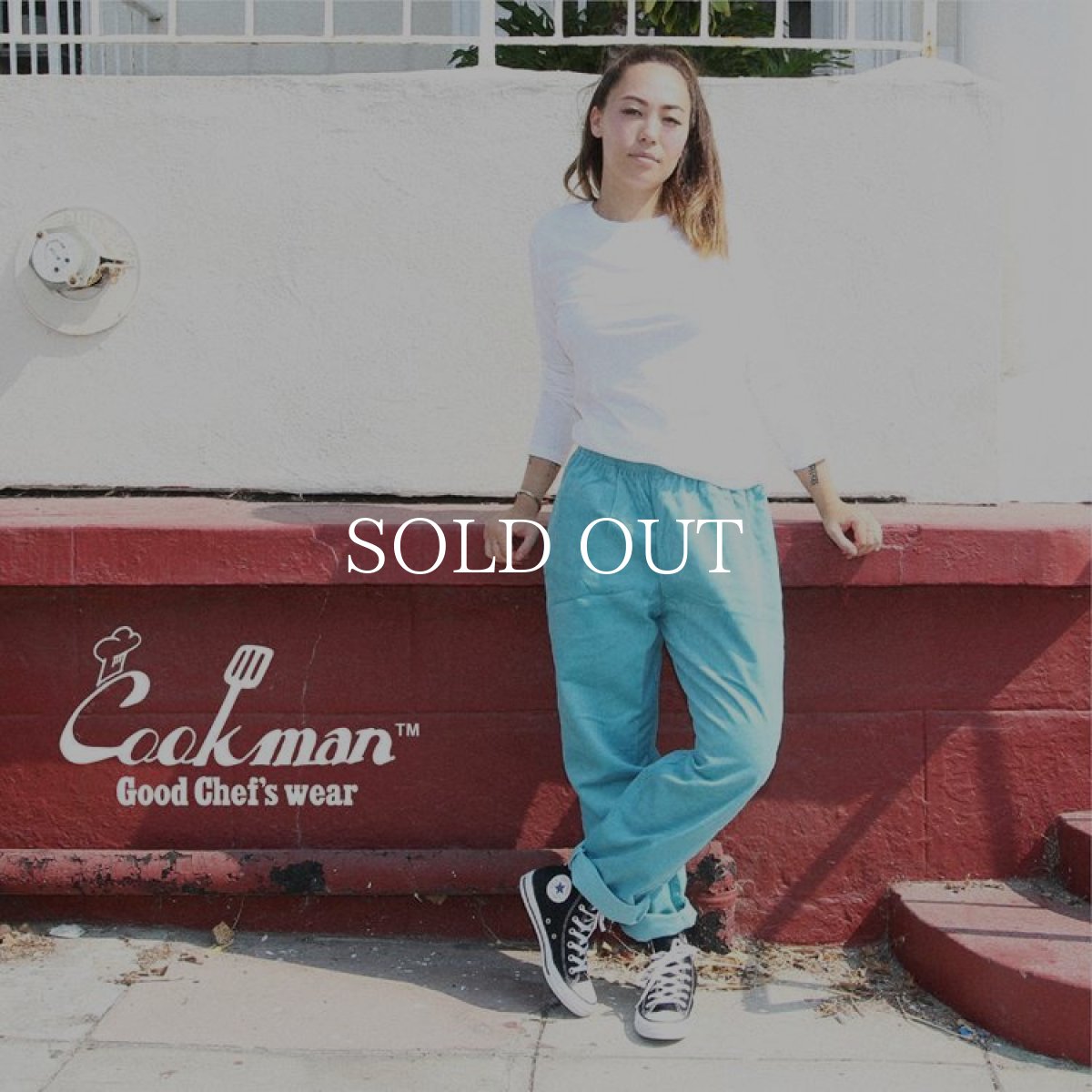 画像11: COOKMAN  Chef Pants Corduroy Turquoise Blue (Light Blue) (11)