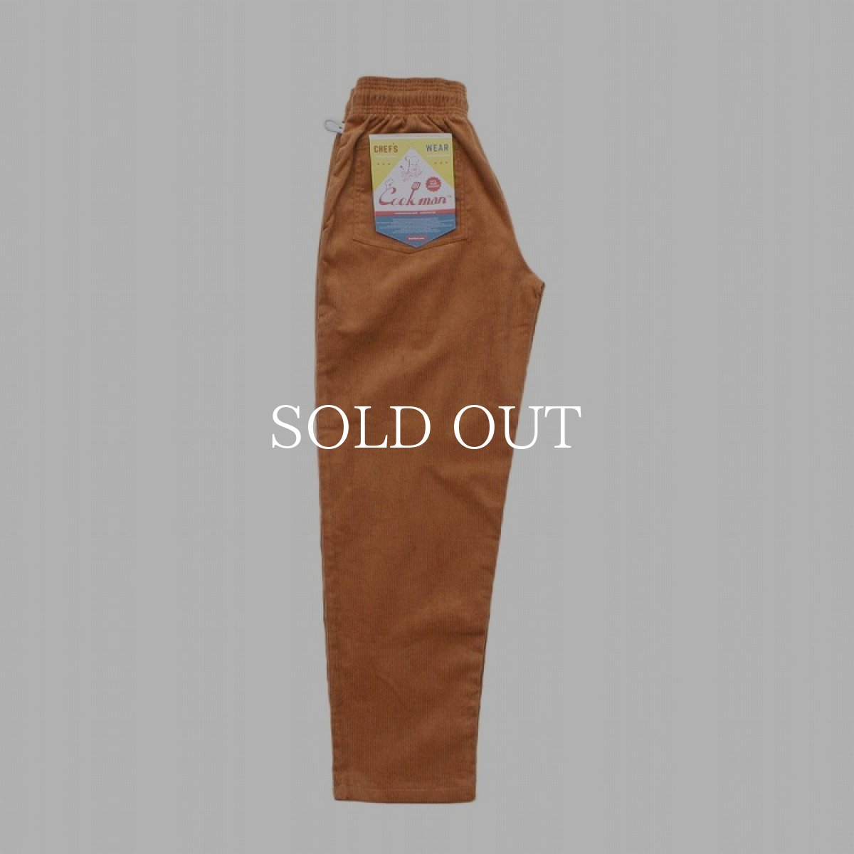 画像2: COOKMAN  Chef Pants Corduroy (Brown) (2)