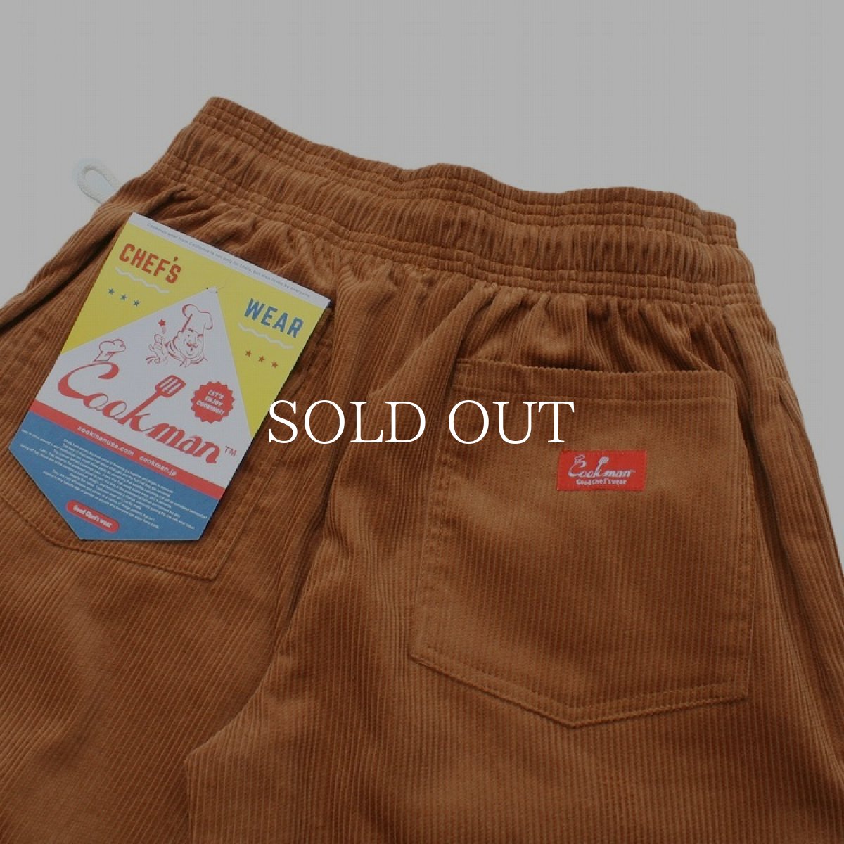 画像5: COOKMAN  Chef Pants Corduroy (Brown) (5)