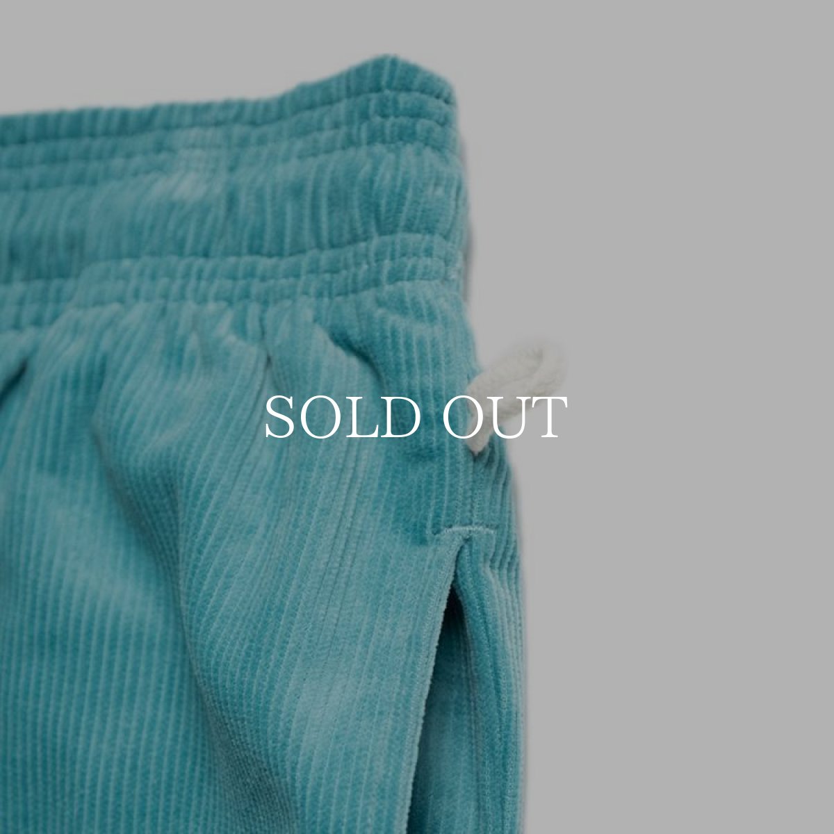 画像7: COOKMAN  Chef Pants Corduroy Turquoise Blue (Light Blue) (7)
