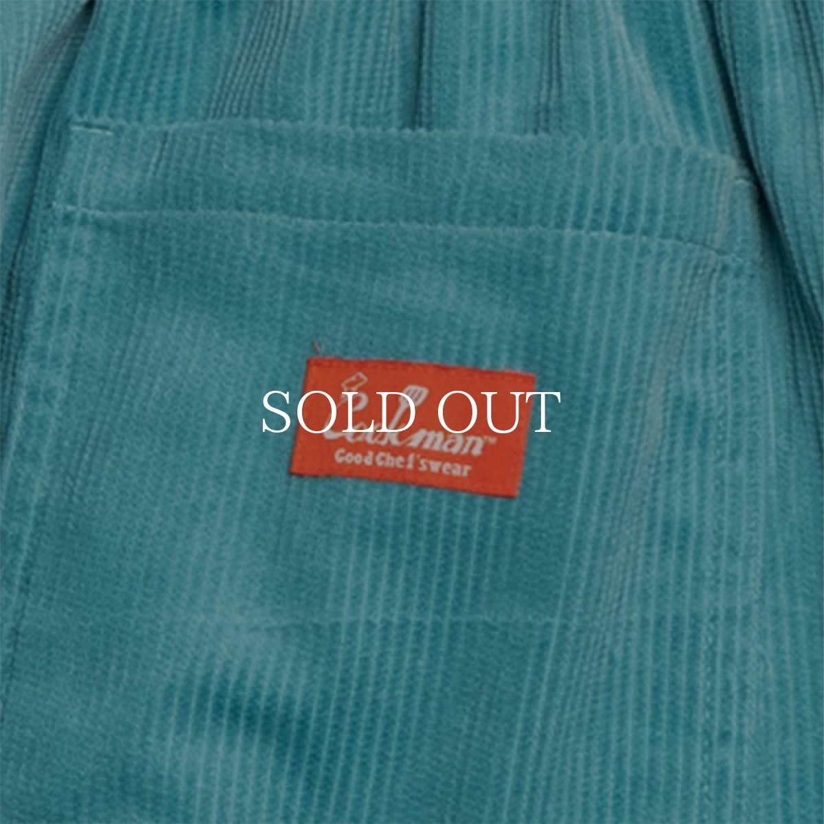 画像10: COOKMAN  Chef Pants Corduroy Turquoise Blue (Light Blue) (10)