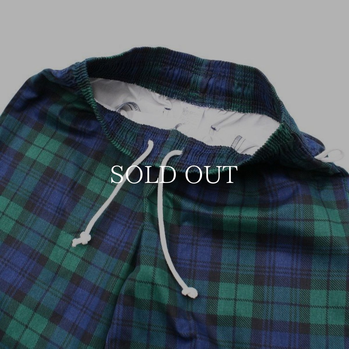 画像7: COOKMAN  Chef Pants Black Watch Check (Navy) (7)