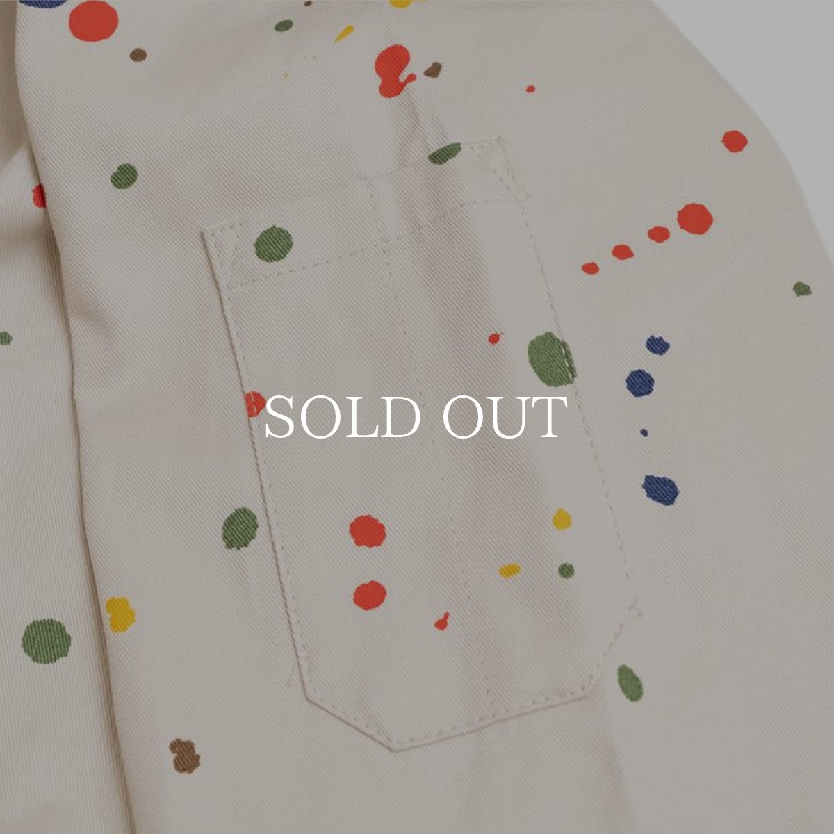 画像8: COOKMAN  Delivery Jacket Sauce Splash (Beige) (8)