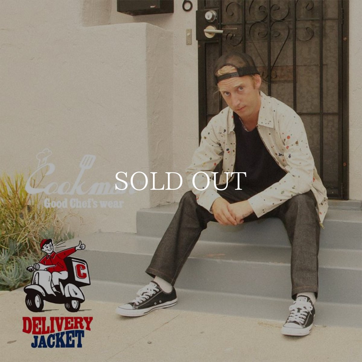 画像10: COOKMAN  Delivery Jacket Sauce Splash (Beige) (10)