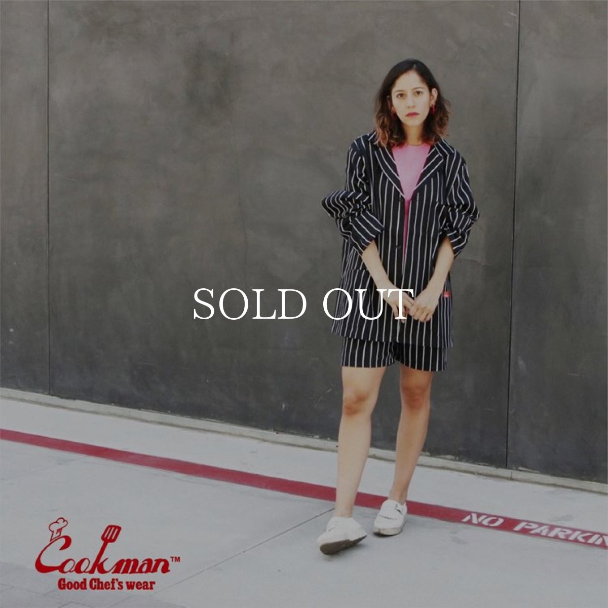 画像9: COOKMAN  Lab.Jacket Stripe (Black) (9)