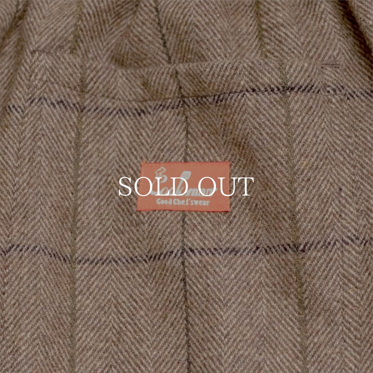 画像10: COOKMAN  Chef Pants Wool Mix Check (Brown) (10)