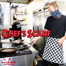 画像11: COOKMAN  Chef's Scarf Stripe (BLACK) (11)