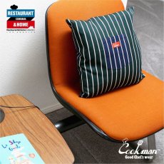 画像2: COOKMAN  Cushion Pocket Cover Reversible Stripe D/Green & Navy (MULTI) (2)