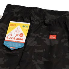 画像6: COOKMAN  Chef pants Ripstop Camo Black Woodland (BLACK) (6)