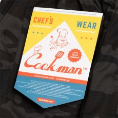 画像9: COOKMAN  Chef pants Ripstop Camo Black Woodland (BLACK) (9)