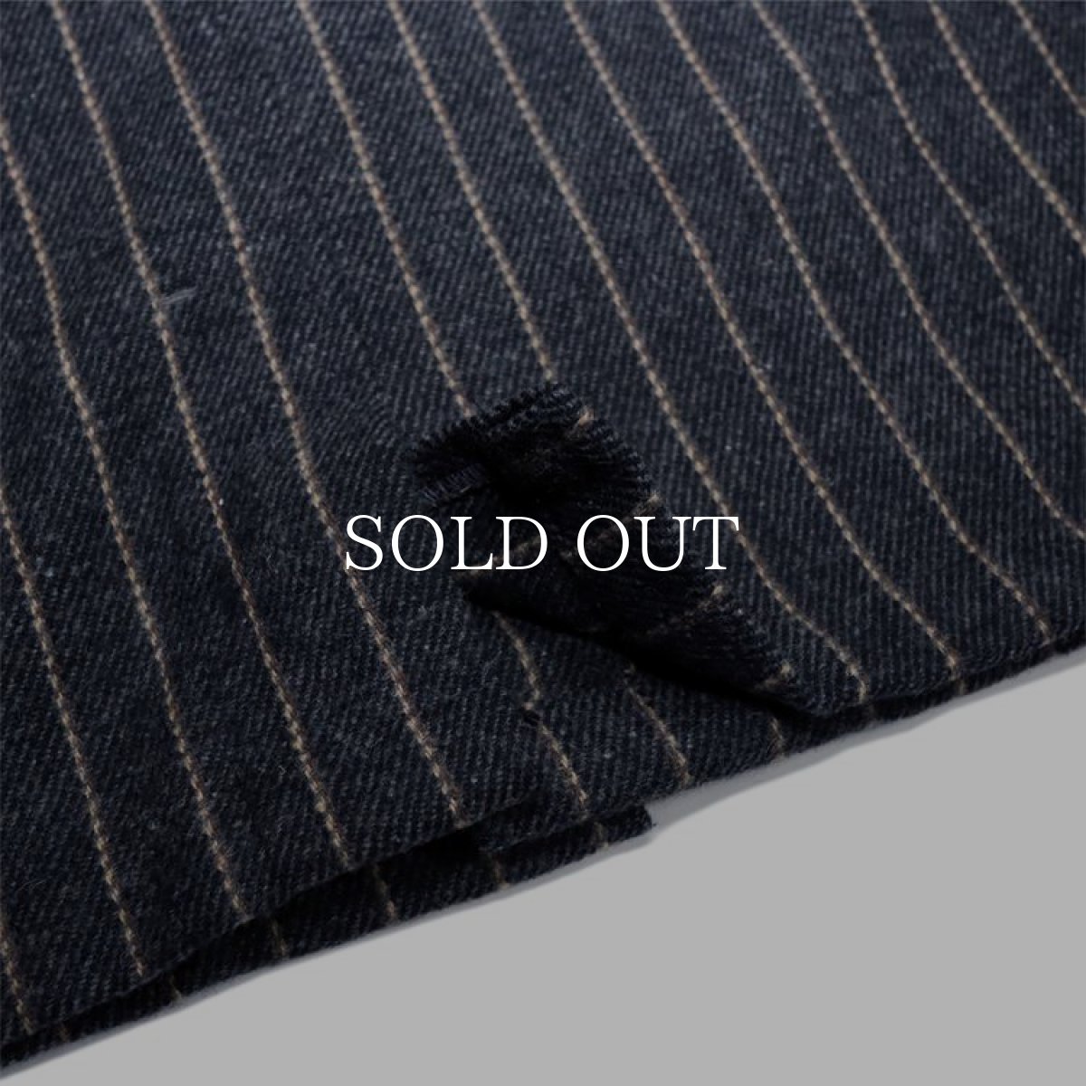 画像6: COOKMAN  Lab.Jacket Wool Mix Stripe Gray (GRAY) (6)