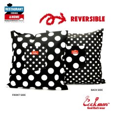 画像1: COOKMAN  Cushion Pocket Cover Reversible Dots & Big Dots (BLACK) (1)