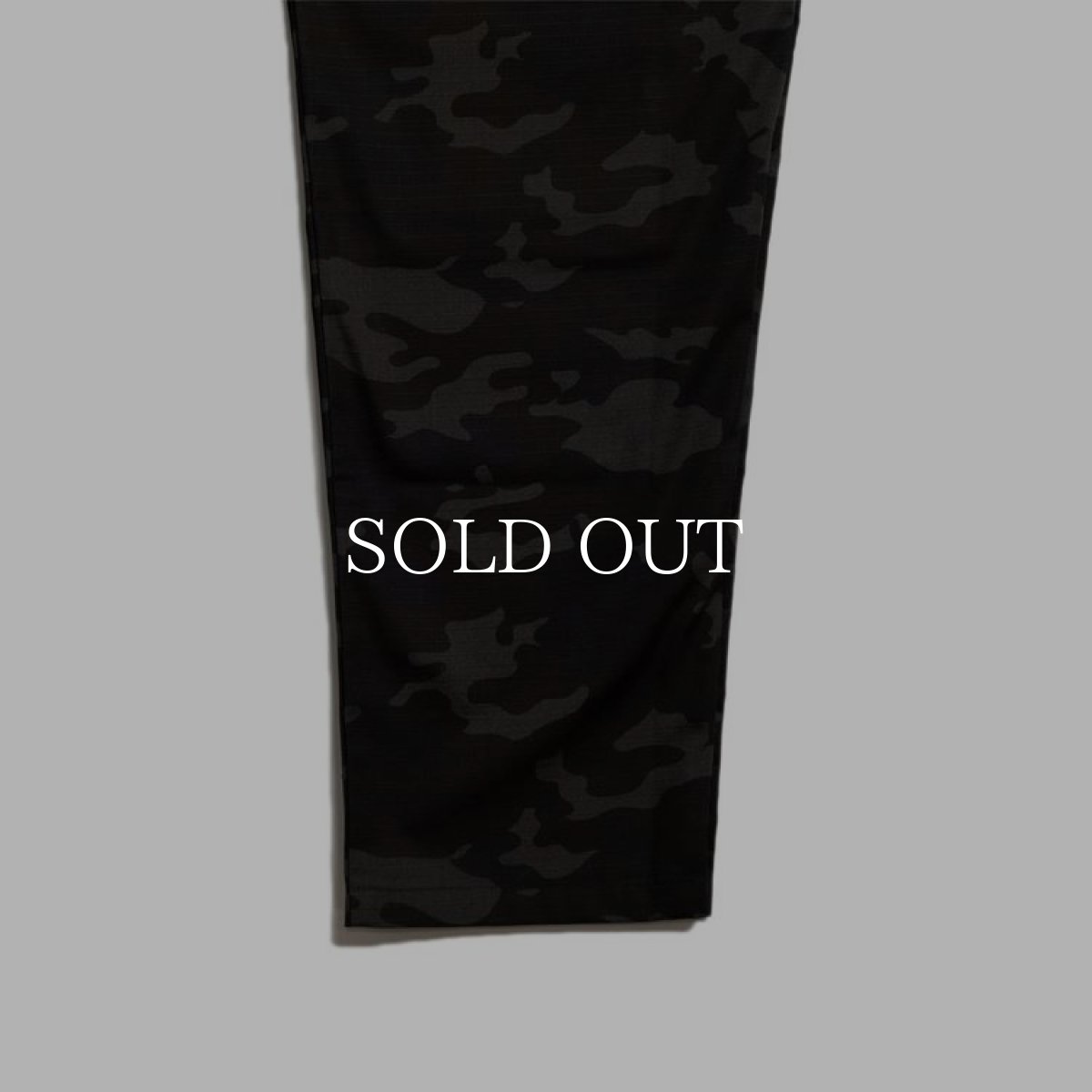 画像7: COOKMAN  Chef pants Ripstop Camo Black Woodland (BLACK) (7)