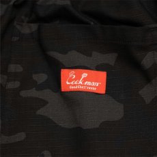 画像5: COOKMAN  Chef pants Ripstop Camo Black Woodland (BLACK) (5)