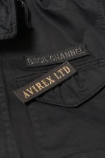 画像5: Back Channel  Back Channel×AVIREX M-65 JACKET (BLACK) (5)