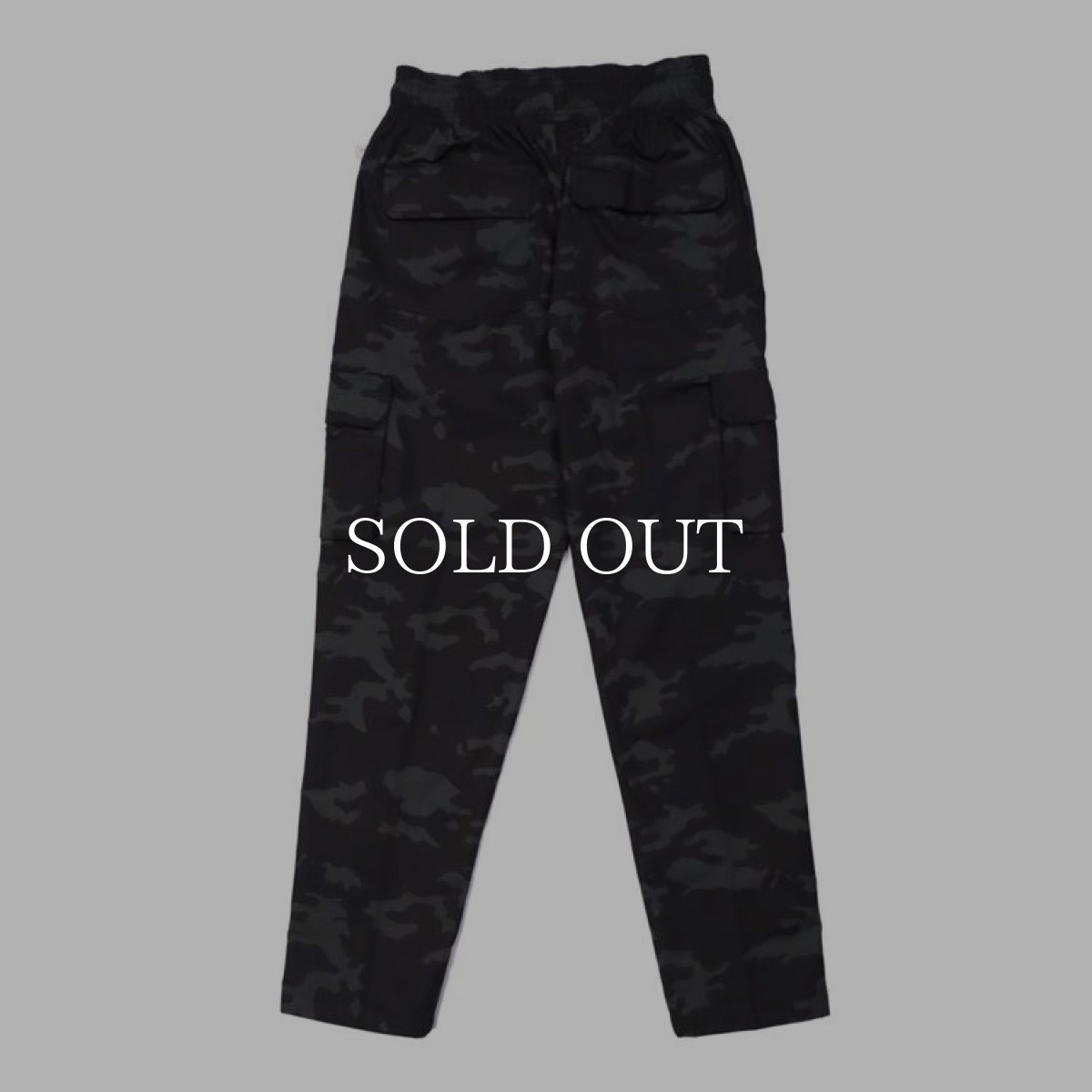画像3: COOKMAN  Chef Cargo Pants Ripstop Black Woodland (Black) (3)