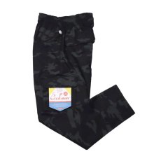 画像1: COOKMAN  Chef Cargo Pants Ripstop Black Woodland (Black) (1)