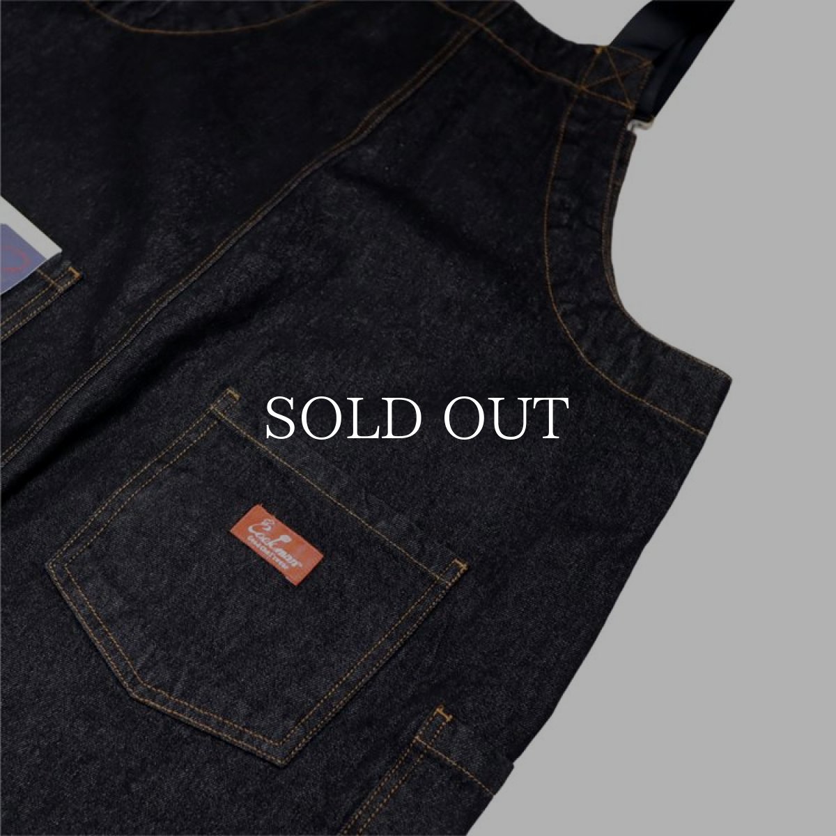 画像10: COOKMAN  Fisherman's Bib Overall Denim (Black) (10)