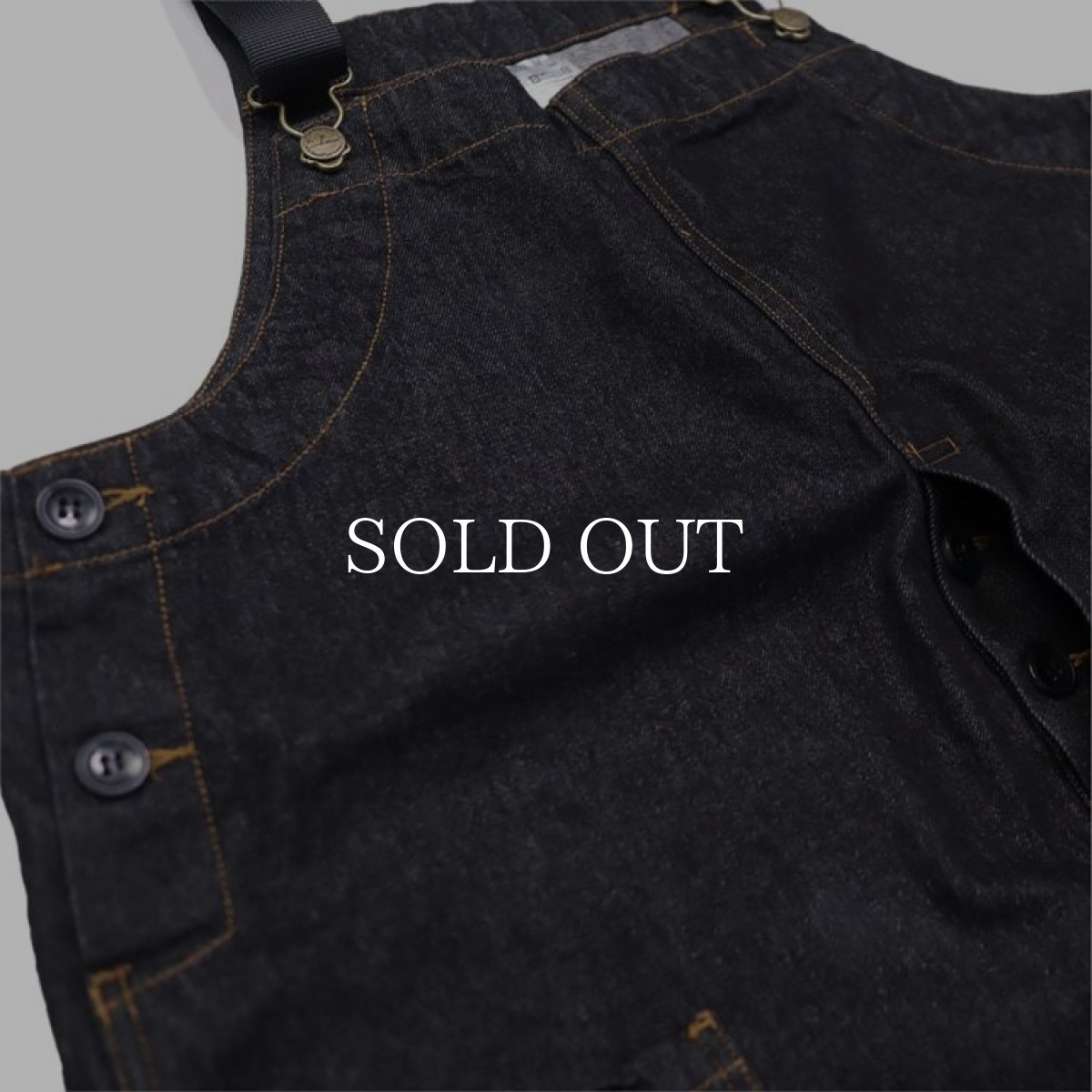 画像11: COOKMAN  Fisherman's Bib Overall Denim (Black) (11)