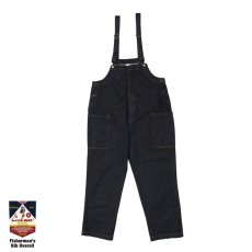 画像2: COOKMAN  Fisherman's Bib Overall Denim (Black) (2)