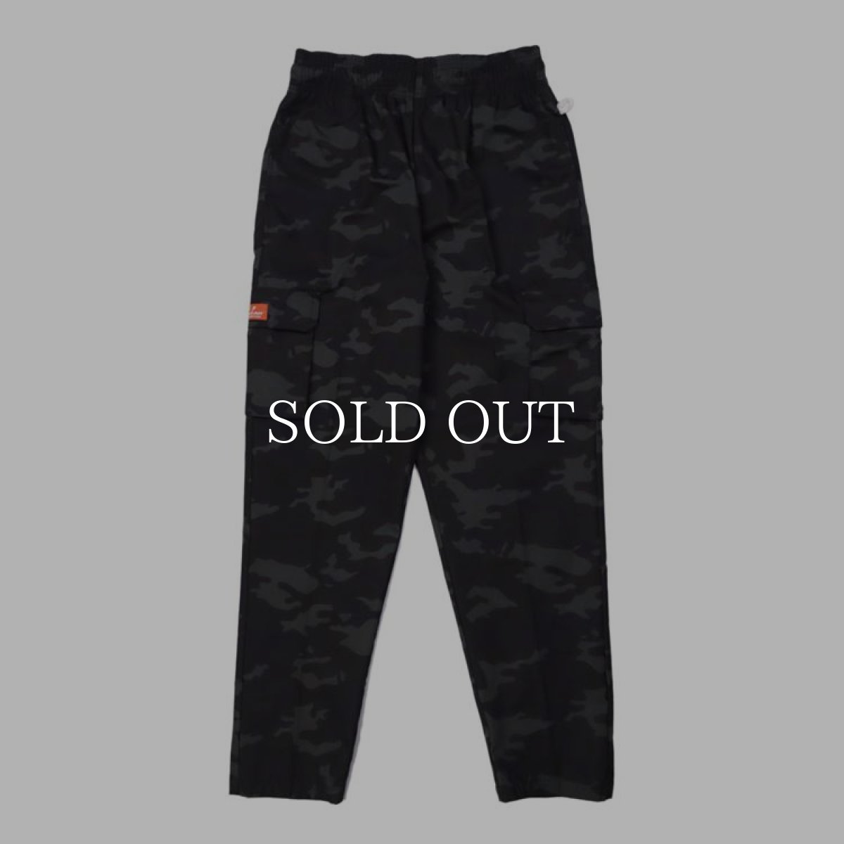 画像2: COOKMAN  Chef Cargo Pants Ripstop Black Woodland (Black) (2)
