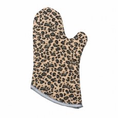 画像2: COOKMAN  Mitten Leopard １PCS (BEIGE) (2)