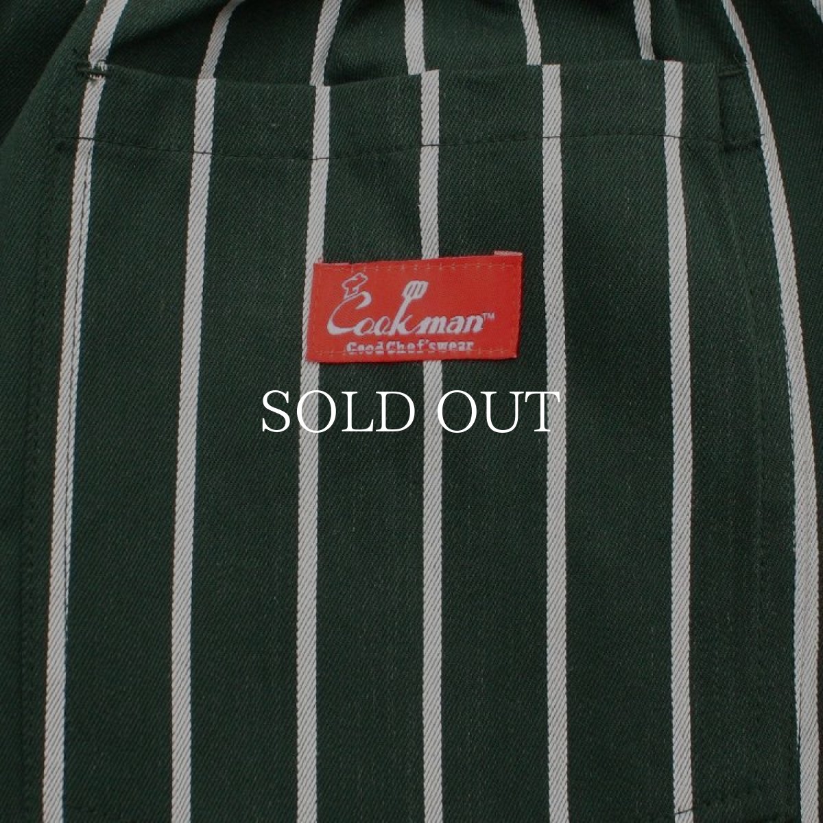 画像6: COOKMAN  Chef Pants Stripe BIG SIZE (Dark Green) (6)