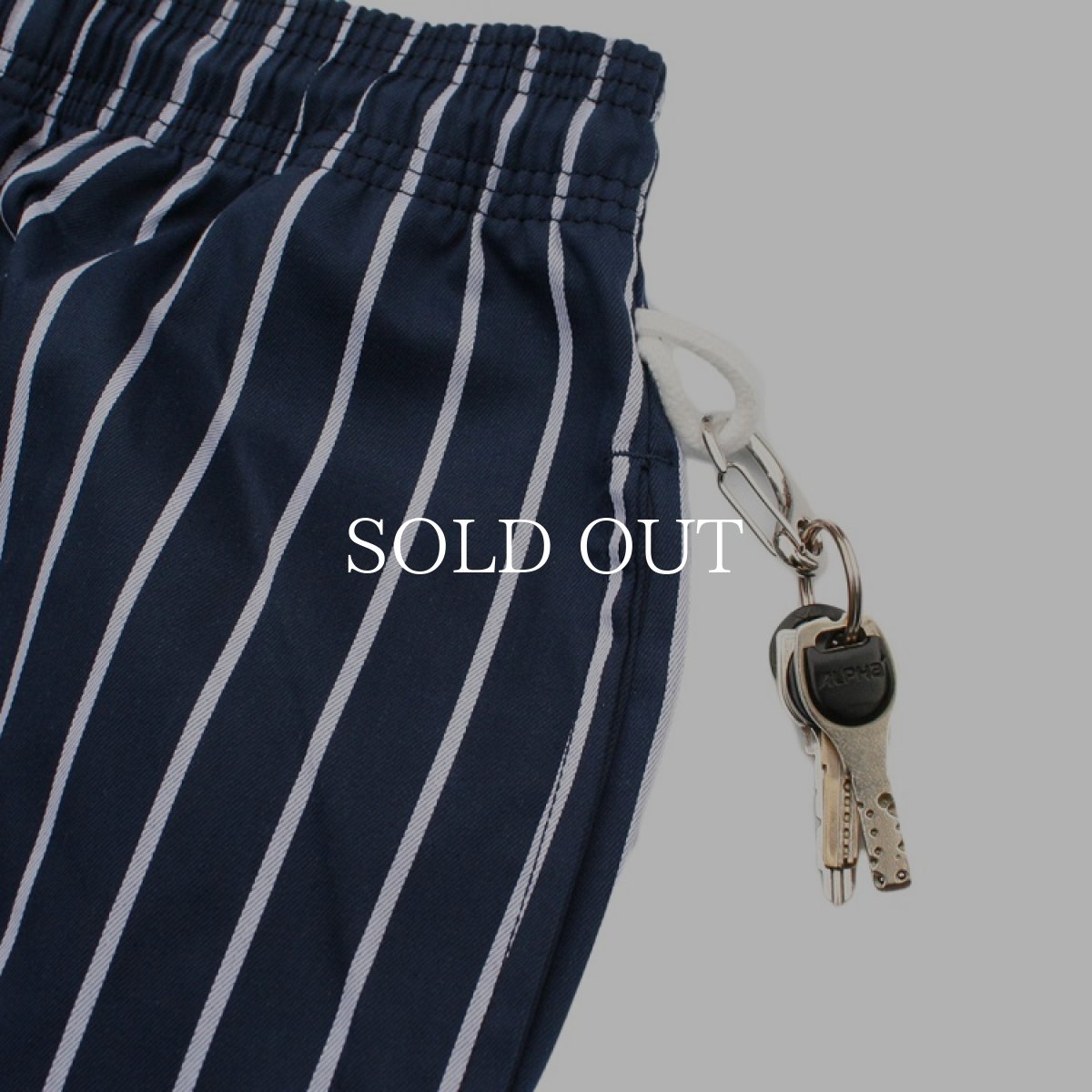 画像8: COOKMAN  Chef Pants Stripe BIG SIZE (Navy) (8)
