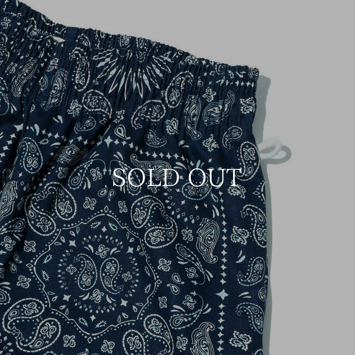 画像7: COOKMAN  Chef Pants Paisley BIG SIZE (Navy) (7)