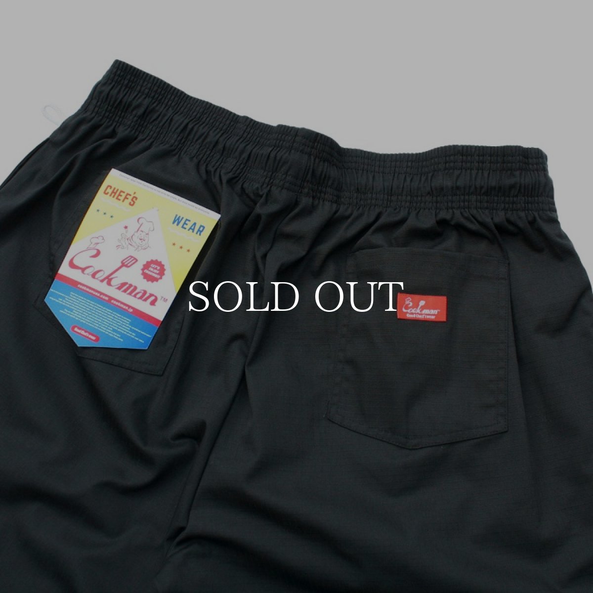 画像5: COOKMAN  Chef Pants Ripstop BIG SIZE (Black) (5)