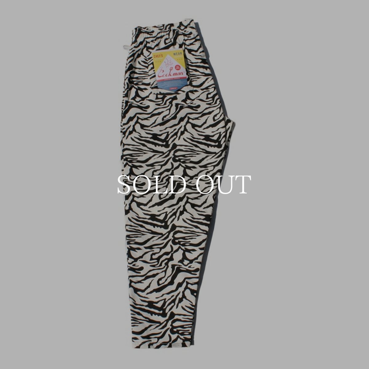 画像2: COOKMAN  Chef Pants Zebra BIG SIZE (White) (2)