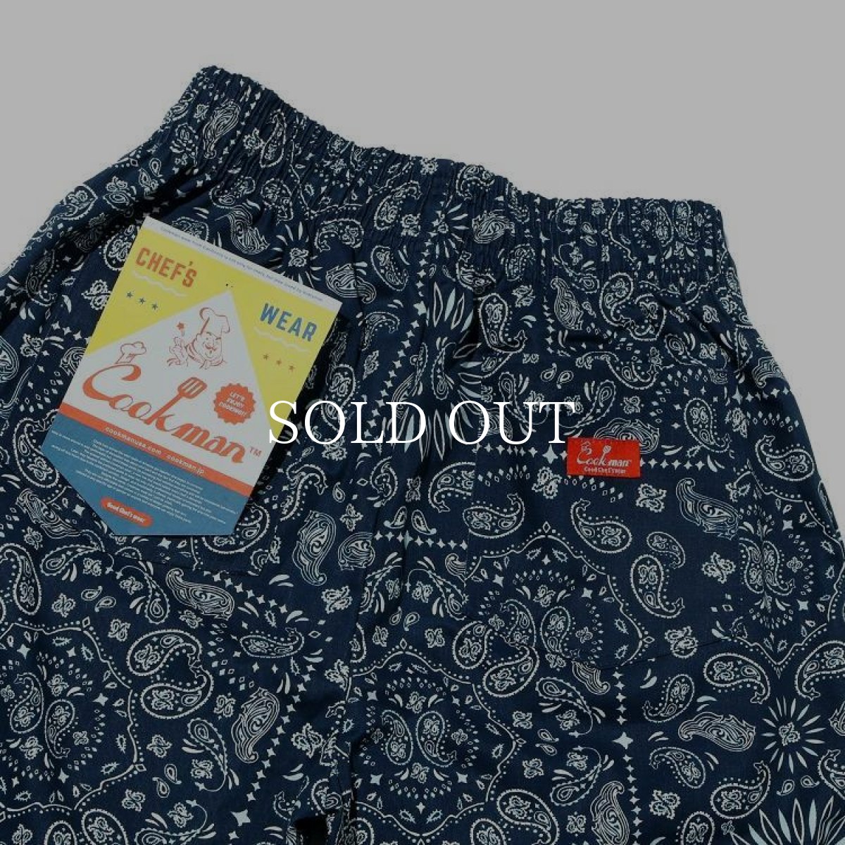 画像5: COOKMAN  Chef Pants Paisley BIG SIZE (Navy) (5)