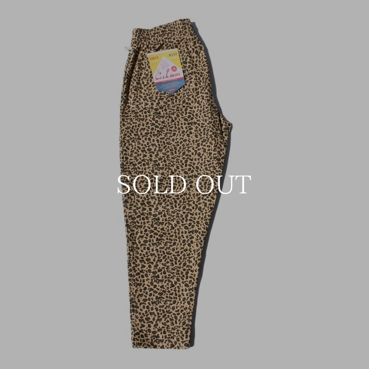 画像2: COOKMAN  Chef Pants Leopard BIG SIZE (Beige) (2)