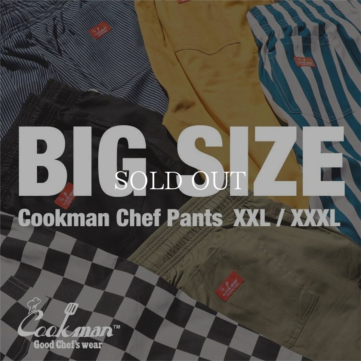 画像9: COOKMAN  Chef Pants Paisley BIG SIZE (Navy) (9)