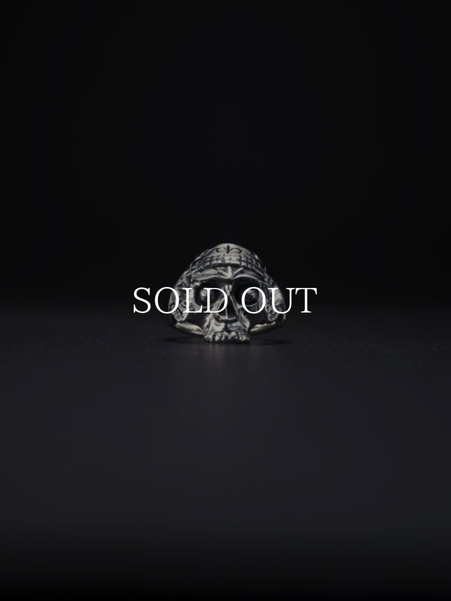 画像1: ANTIDOTE BUYERS CLUB    Tibetan Skull Ring (Silver) (1)