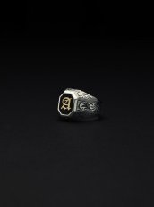 画像1: ANTIDOTE BUYERS CLUB    Engraved College Ring (Silver × Gold) (1)