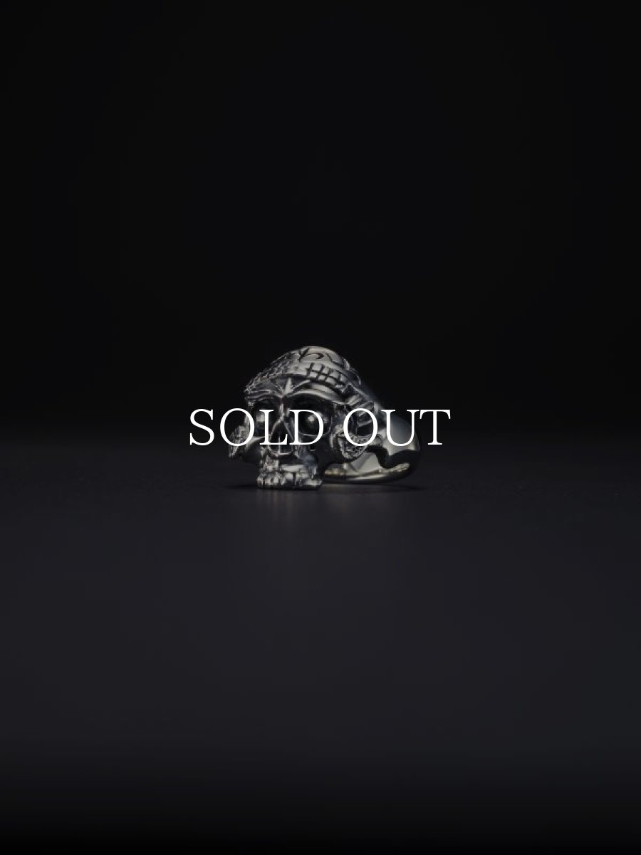 画像2: ANTIDOTE BUYERS CLUB    Tibetan Skull Ring (Silver) (2)