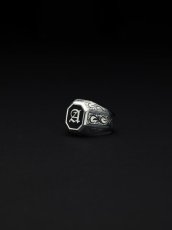 画像1: ANTIDOTE BUYERS CLUB    Engraved College Ring (Silver) (1)