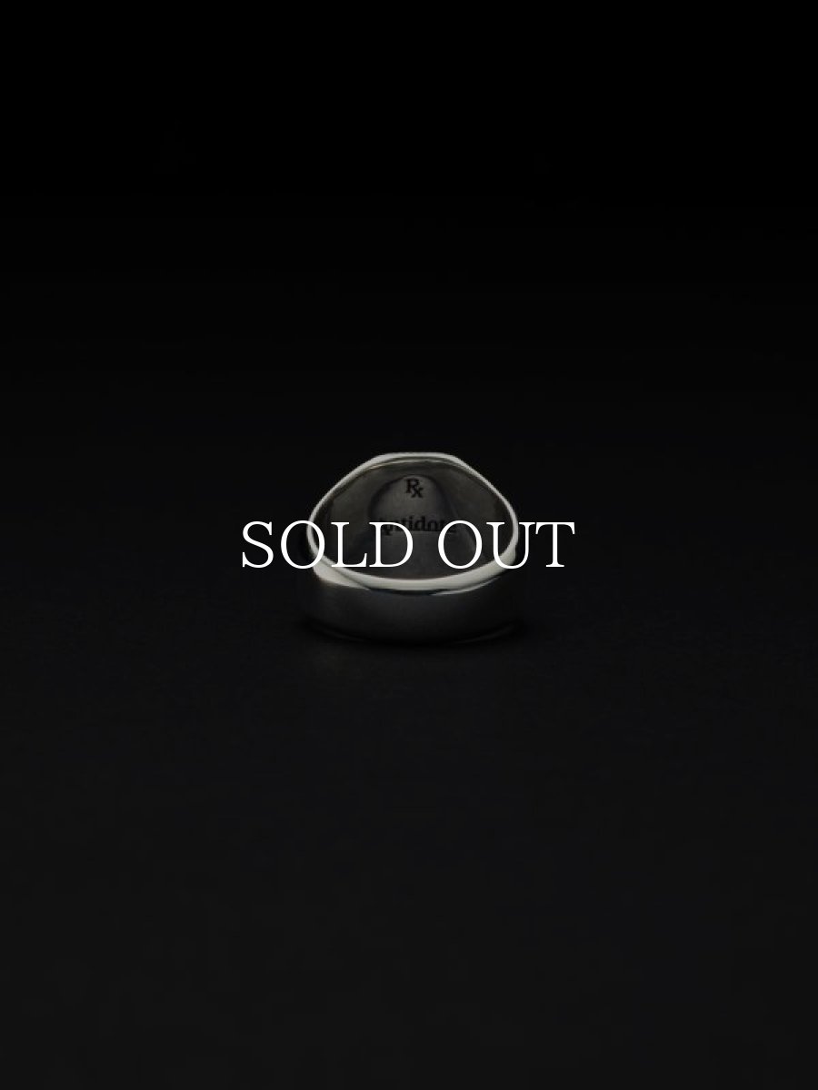 画像2: ANTIDOTE BUYERS CLUB    Engraved College Ring (Silver) (2)